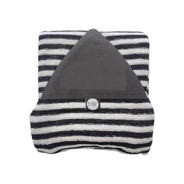 Imagem de 5.10FT Soft Protective Surfboard Sock Shortboard Cover for Water Sports Stretch Striped Pattern Board(Black W whtie)