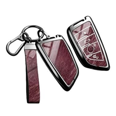 Imagem de Capa de chave de carro de couro de liga de zinco compatível com BMW F20 G20 G30 X1 X3 X4 X5 G05 X6 X7 G11 F15 F16 G01 G02 F48 Acessórios para automóveis((A4) speaker 1)