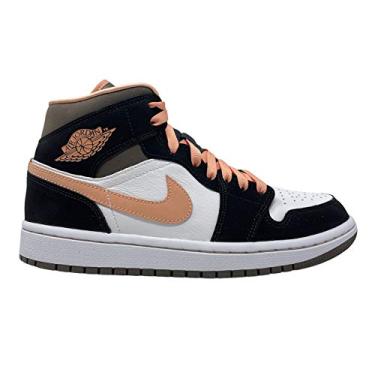 Imagem de Nike Tênis de basquete masculino Air Jordan 1 Mid, Marrom, 38