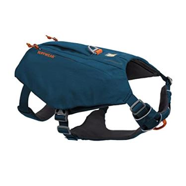 Imagem de Ruffwear, Peitoral para cães Switchbak, pacote e arnês híbrido para viagens de um dia e uso diário, lua azul, pequeno