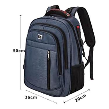 Imagem de Mochila Reforçada Executiva Notebook Faculdade Trabalho Top