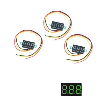 Imagem de Mini Voltímetro Digital LED De 0,36 Polegadas Com 3 Fios, Módulo De Me