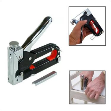 Imagem de Grampeador Manual Profissional Alta Pressão Tapeçaria - EDA