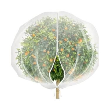 Imagem de Rede Transparente Grande Para Jardim Com Zíper E Cordão Para Proteção 