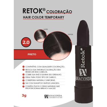 Imagem de Retok Color Stick Preto Anaconda 3G