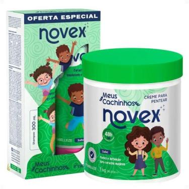 Imagem de Kit Novex Meus Cachinhos 3abc: Shampoo e Tratamento Condicionante 300m