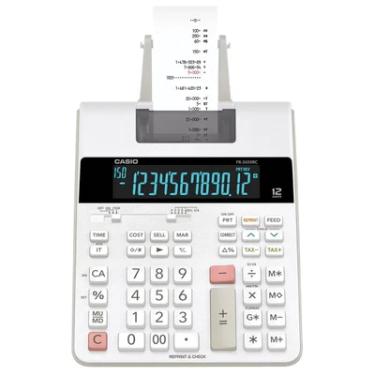 Imagem de Calculadora Com Bobina, Display Lcd, 2.0 Linha , Com Relógio E Calendário, Fr-2650Rc-B-Dc Branca