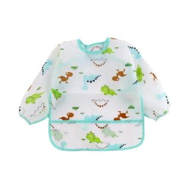 Imagem de Babadores Impermeáveis Para Bebês E Crianças Com Mangas Longas, Aventa