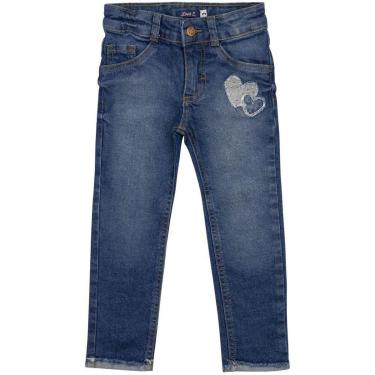 Imagem de Calça Infantil Look Jeans Super Skinny Jeans Escolar - 01 - UNICA-Feminino