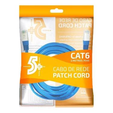 Imagem de Cabo de Rede ChipSCE CAT6 5m RJ45 FTP Azul Blindado - Congratulations 