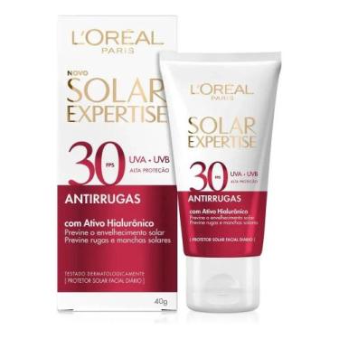 Imagem de Protetor solar facial L'Oréal Paris antirrugas FPS 30 40g - Congratula