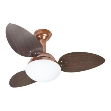 Imagem de Ventilador de Teto Venti Delta Jet Cor da Estrutura em Cobre e com 3 P