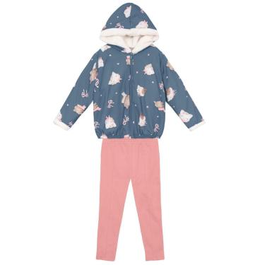 Imagem de Conjunto infantil menina peluciado Mundi-Feminino