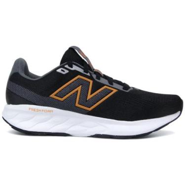 Imagem de Tênis New Balance 520v9 masculino, 41, Preto, Laranja