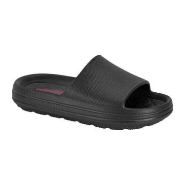 Imagem de Chinelo Nuvem Preto Slide Infantil Menina Conforto Original - Molekinh