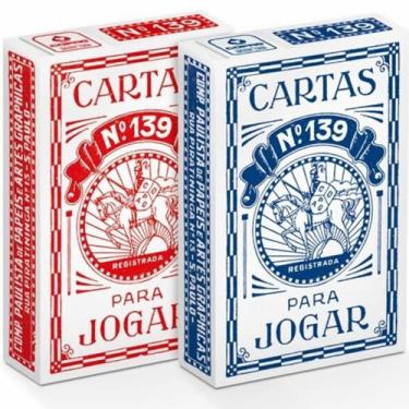 Imagem de Kit 2 Baralhos 139 Copag - Edição Especial Retrô 110 Cartas
