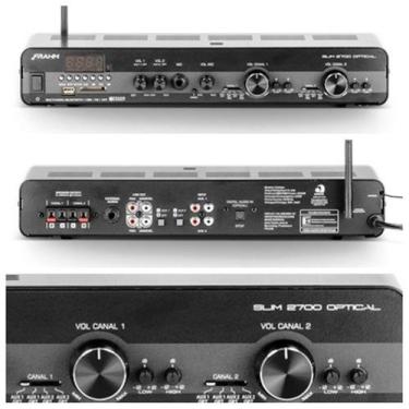 Imagem de Amplificador Frahm Slim 2700 Óptico com 2 zonas de áudio - AAT