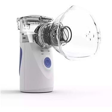Imagem de Nebulizador Inalador Mesh Nebulizer Portátil Silencioso USB e Pilha Adulto e Infantil Bivolt 8ML