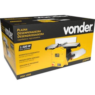 Imagem de Plaina Desempenadeira Desengrossadeira 1.500 Watts PDD1500 Vonder -, 1
