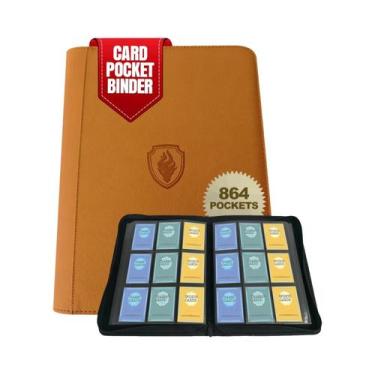 Imagem de Binder De Cartas Com Capacidade Dupla E 9 Bolsos, Sem Anéis, Para Cart