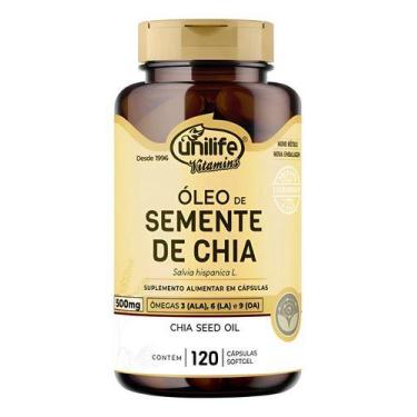 Imagem de Oleo De Chia Com 120 Cápsulas - Unilife