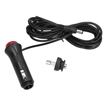 Imagem de Cabo de alimentação de isqueiro de carro adaptador de cabo de isqueiro com botão swtich cabo de três metros para carros entrada dc 12 v-24 v saída dc12 v 1.5a
