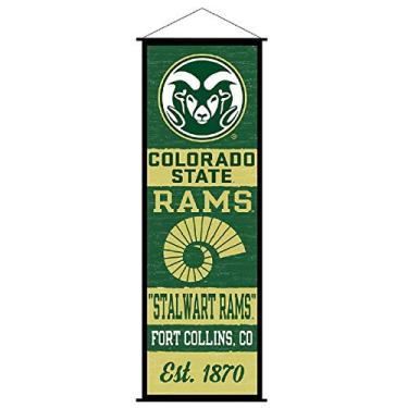 Imagem de Placa de rolagem e banner Colorado State Rams