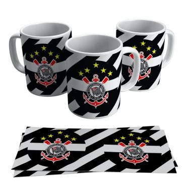 Imagem de Caneca Corinthians Logo Timão Escudo Brasão Futebol