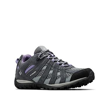 Imagem de Columbia Tênis feminino Redmond de cintura baixa para caminhada, Grafite/Dusty Iris, 34