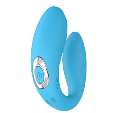 Imagem de Vibrador Sexual Feminino em Forma de U Com 10 velocidades Estimulador de Clitóris & Ponto g Erótico Zatla (Azul)
