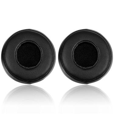 Imagem de Protetores auriculares de operação simples Protetores auriculares macios e confortáveis ​​para fones de ouvido para fones de ouvido para uso doméstico(Preto)