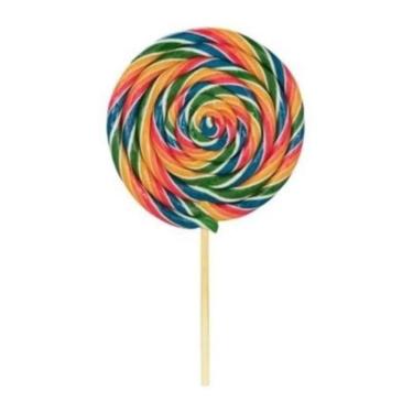 Imagem de Pirulito Psicodélico Chaves Grande (Diâmetro 12cm) 150g