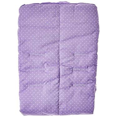Imagem de Alan Pierre Baby Capa para Carrinho Pliko sem Bordado, Lilas Com Poá Branco