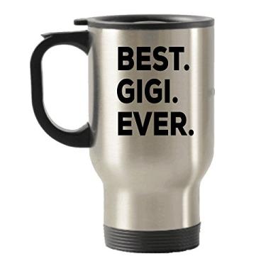 Imagem de Caneca isolada Best Gigi Ever Travel – Presentes Gigi – Itens para a avó, avó, dia das mães, avós, avós, presentes que dizem Gigi – De netos