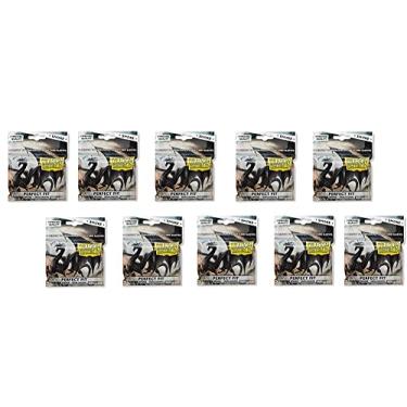 Imagem de 10 Packs Dragon Shield Inner Sleeve Sideloader Smoke Standard Size 100 ct Card Sleeves Display Case