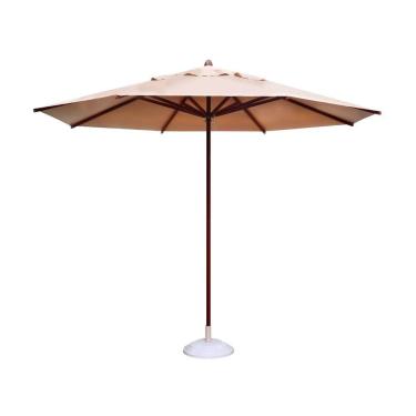 Imagem de Ombrelone Guarda Sol Piscina Casa Praia Base Branco 240cm