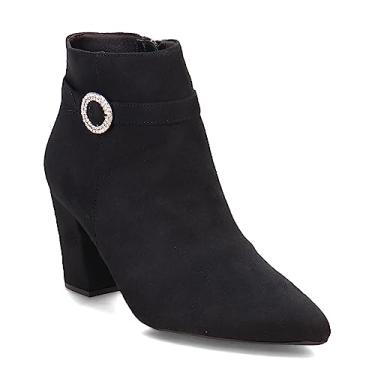 Imagem de LifeStride Bota feminina Sparkle Ankle Boot, Preto, 5.5