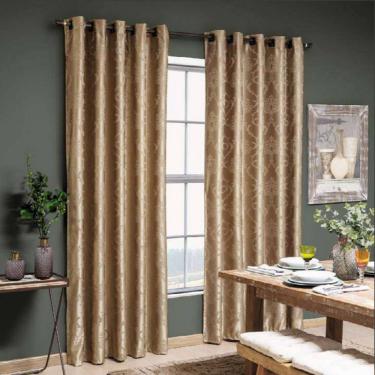 Imagem de Cortina Quarto Sala Jacquard Inglês Varão 2,80m x 1,80m