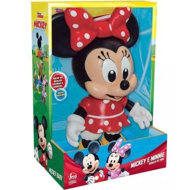 Imagem de Minnie Baby Boneca em Vinil Disney Lider Brinquedos Infantil