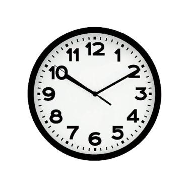 Imagem de Relógio De Parede, Yangzi, Preto, Redondo, 20 cm