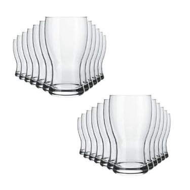 Imagem de Jogo de Copos para Cerveja Frevo Nadir 220ml com 24 peças