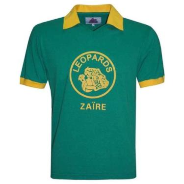 Imagem de Camisa Liga Retrô Os Leopardos Do Zaire 1974 - 100% Algodão