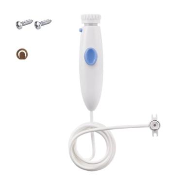 Imagem de Peças de reposição para mangueira e alça compatíveis com irrigador bucal Waterpik WP-100 WP-300 WP-660 WP-900 Series Irrigador oral, cabo de plástico, acessórios de higiene oral