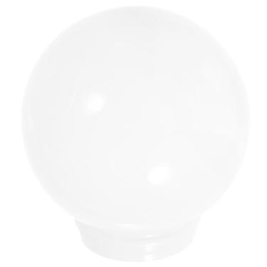 Imagem de HOLIDYOYO Lâmpada globo branco cúpula bola acrílica abajur substituição poste globo redondo lâmpada lâmpada luminária para luminária de parede pendente