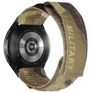Imagem de Pulseiras de relógio Hemsut compatíveis com Amazfit, pulseira esportiva de nylon resistente camuflada com design de laço trançado para Amazfit GTS 4/4 Mini/3/2 /2e/2 mini, Bip 3 Pro/3/U