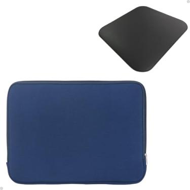 Imagem de Pasta Para Notebook Moderna Mousepad Slim Pronta Entrega (Azul Marinho, 14.1")