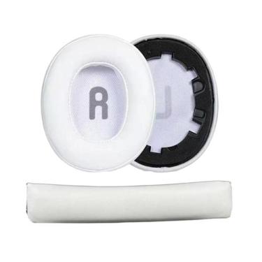 Imagem de Kit Almofada Orelha Proteção Headband Arco Para Fone  Tune 700bt 710bt