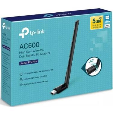 Imagem de Adaptador USB Wireless AC600 ARCHER Dual BAND 2.4GHZ e 5GHZ Antena 5DB