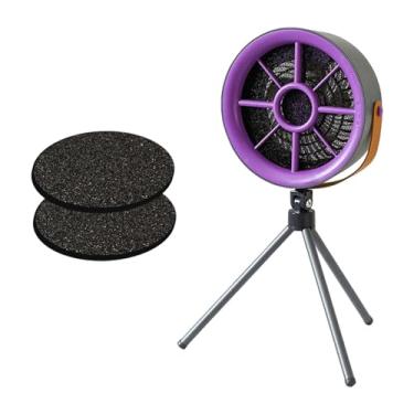 Imagem de Exaustor de mesa Ventilador de fumaça de óleo de mesa Ângulo ajustável Mini exaustor doméstico para churrasco Camping Cozinha pequena Panela, Roxo