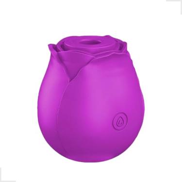 Imagem de Sugador De Clitóris Flower 10 Modos De Sucção Silicone Usb (Roxo)